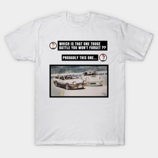 Initial D AE86 VS FC3S T-Shirt